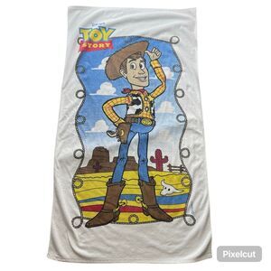 Toy Story Beach Towel Vintage Movie Woody Pixar Disney‎ Large 1990's Original